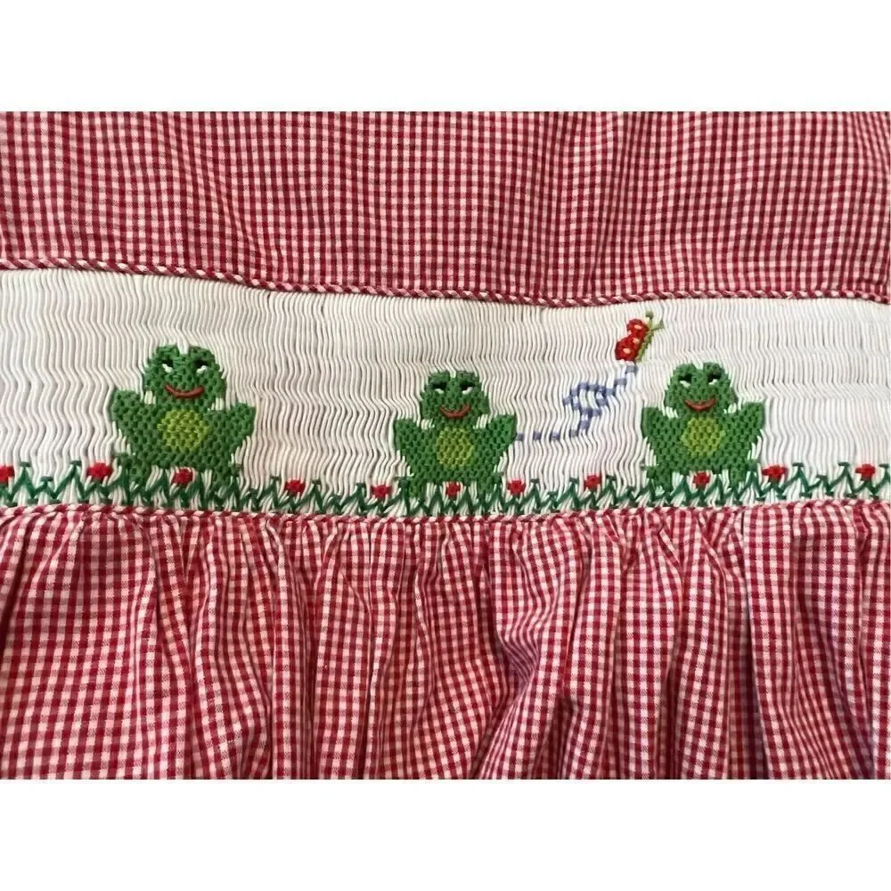 Mother Goose Smcoked Girls Dress Size 10